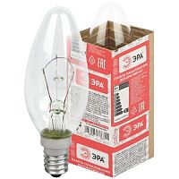 Лампа накаливания ДС 40-230-Е14 40Вт свеча (B36) 230В Е14 ЭРА Б0039125