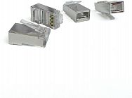 Коннектор быстрой установки, RJ45(8p8c), CAT5e, STP, уп/100 шт Filum FL-PG8033-C5E