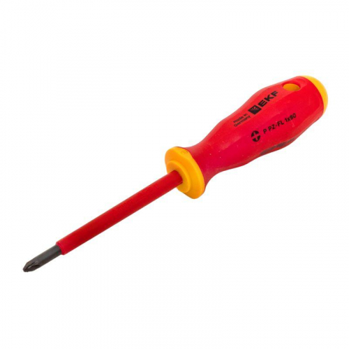 Отвертка Professional PZ-FL1х80мм VDE 1000В EKF pz-fl-1-80-pro-in фото 7