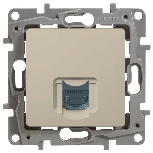 Розетка компьютерная СП Etika RJ45 кат.6 UTP сл. кость IEK 672353 фото 2