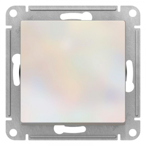 Выключатель 1-кл. AtlasDesign 2-п. 10А мех. жемчуж. SE ATN000421 фото 3