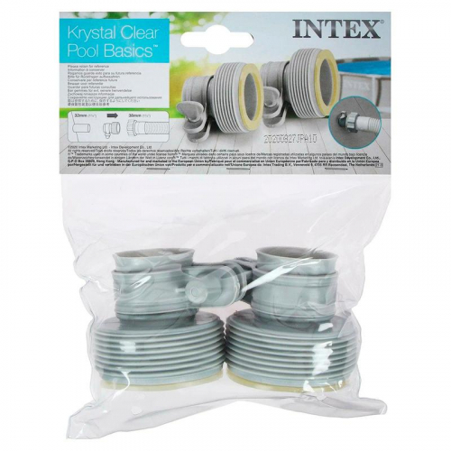 Комплект переходников В для шлангов d32мм на d38мм (29061) (уп.2шт) INTEX 6941057420677 фото 4