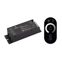 Диммер ARL-3022-OVAL-DIM 12-24В 1х25А ПДУ RF IP20 метал. черн. Arlight 027150