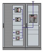 Уголок монтажный для системы шин (уп.4шт) ABB 1STQ007431A0000