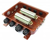 Коробка КС-40 У2 IP54 пластик. ввод ГОФРОМАТИК zeta30348