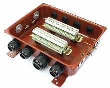 Коробка КЗНС-48 У2 IP54 пластик. ввод ГОФРОМАТИК zeta30358