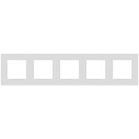 Рамка 5-м 12-5205-01М Классик бел. матов. Эра Б0067766