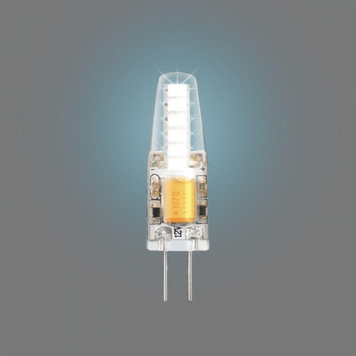 Лампа светодиодная Basic G4 2Вт 4100К 190лм 12В силикон GAUSS 1159722 фото 5