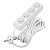 Удлинитель 4х7м без заземл. 10А IP20 2.2кВт ПВС 2х1 бел. DOMTOK 2358