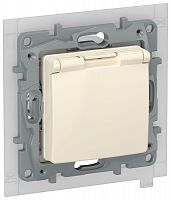 Розетка с з/к/ш с кр. 16А IP44 сл. кость IEKETIKA IEK 6723261
