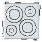 Сальник 68х68 d2(10-20)+2(20-30) (уп.10шт) ABB EV0124