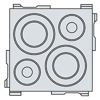 Сальник 68х68 d2(10-20)+2(20-30) (уп.10шт) ABB EV0124