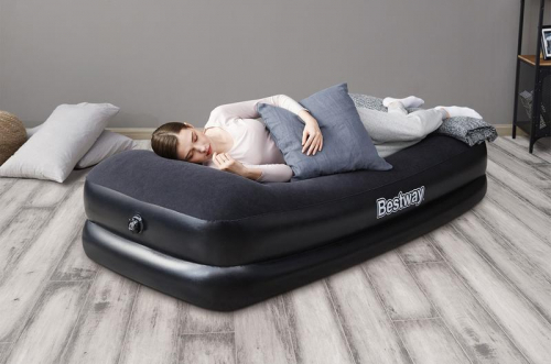Матрас надувной 191х97х46см + встроен. насос 220В (67401) Bestway 6941607329481 фото 3