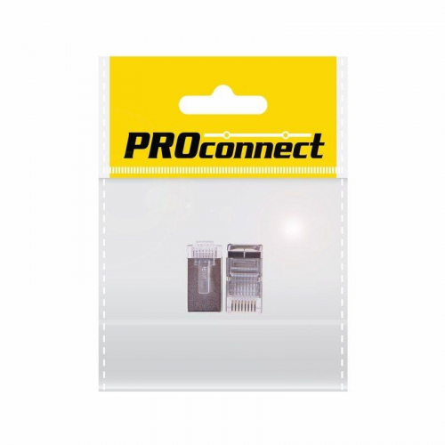 Джек штекер 8Р8С CAT 5е с экраном (уп.2шт) PROCONNECT 05-1023-8 фото 2
