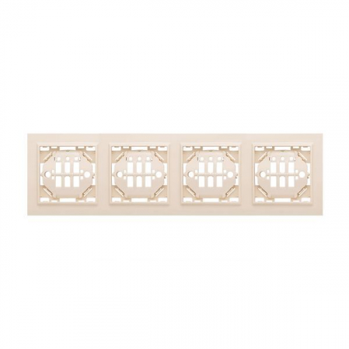 Рамка 4-м Минск горизонтальная беж. EKF ERM-G-304-20 фото 3