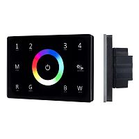Панель сенсорная SMART-P85-RGBW 230В 4 зоны 2.4G IP20 пластик черн. Arlight 028405