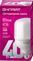 Лампа светодиодная высокомощная 82 902 OLL-T100-40-230-840-E27E40 40Вт 4000К нейтр. бел. E27/E40 3200лм 176-264В ОНЛАЙТ 82902