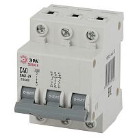 Выключатель автоматический модульный 3п C 40А 4.5кА ВА 47-29 SIMPLE-mod-25 ЭРА Б0039242