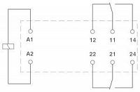 Реле одиночное REL-MR- 24DC/21-21 Phoenix Contact 2961192