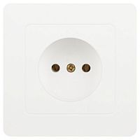 Розетка 1-м СП Style 7-201-01 16А IP20 250В 2P бел. Intro Б0060637