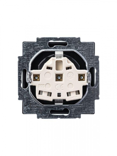 Розетка 1-м СП Solo/future 16А IP20 250В Schuko антрацит ABB 2CKA002011A6215 фото 4