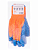 Перчатки плотной вязки акрил с латексным покрытием, "Рельеф", оранж., 11, 10 кл., 140 г, 1 пара, TDM