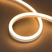 Лента светодиодная MOONLIGHT-SIDE-A140-12x24mm 24V Warm 2200К 9.6Вт/м IP68 wire x2 прямой вывод кабеля герметичная (уп.5м) Arlight 042799