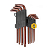 Набор ключей TORX КТ-9s (Т10-Т50) КВТ 82178