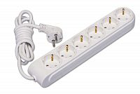 Удлинитель 6х7м с заземл. 16А IP20 защ. шторки Makel N6210073