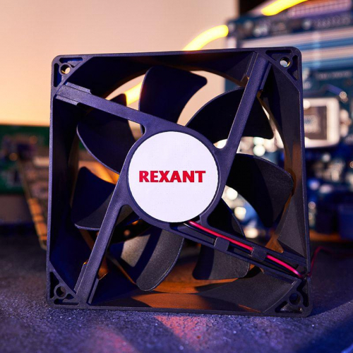 Вентилятор RX 12038MS 12 VDC Rexant 72-5121 фото 2