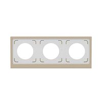 Рамка 3-м KANT IP44 ванильн. марципан DKC 7015946