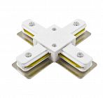 Коннектор X-образный PTR CX-WH накладной/подвесной шинопровод бел. Pro JazzWay 5010888