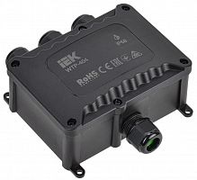 Коробка распределительная герметичная WTP-404 4 ввода IP68 IEK UWB10-O-450-41-04-68