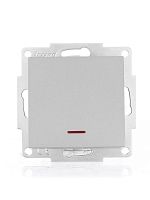 Выключатель 1-кл. 1п СП Vesna 10А IP20 с индикацией механизм платина LEZARD 742-3588-111