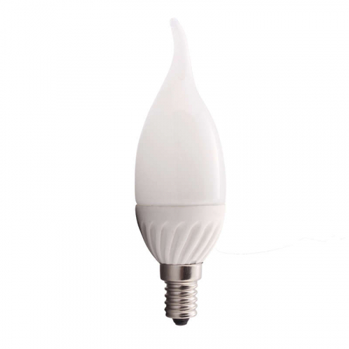 Лампа светодиодная HLB 07-38-C-02 7Вт свеча 4000К нейтр. бел. E14 550лм 165-265В NLCO 500214