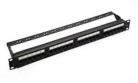 Патч-панель UTP 24хRJ-45 кат.6 1U 19дюйм SUPRLAN 10-0427
