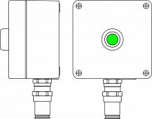 Корпус взрывозащищенный 140х140х90мм 1Ex e IIC T5 Gb X IP66Ex tb IIIB T95град.С Db X Т5 40град.С алюм. DKC 2201.151.19.002