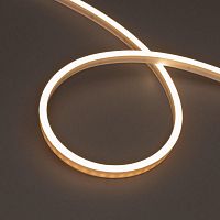 Лента светодиодная WAVE-SIDE-PU-A120-06x12mm 24В Warm 3500К 8Вт/м IP68 wire x1 вывод боков. герметичная (уп.3м) Arlight 052586