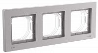 Рамка 3-м AtlasDesign Aqua IP44 алюм. SE ATN440303