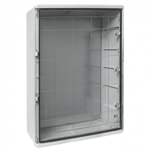 Бокс пластиковый с монтажной платой 800х600х260 IP65 прозр. дверь PROxima EKF PBT65MP010 фото 9