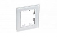 Рамка 1-м AtlasDesign Nature стекло бел. SE ATN320101