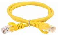 Патч-корд кат.5E UTP 3м желт. ITK PC05-C5EU-3M