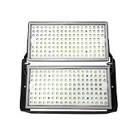Прожектор светодиодный LL-932 500Вт 6400К IP65 AC 175-265В/50Гц 2835SMD 2х60град. черн. FERON 48973