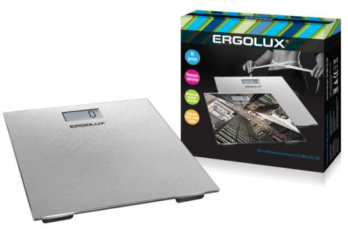 Весы напольные ELX-SB02-C03 до 180кг сер. Ergolux 13607 фото 2