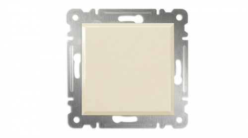 Выключатель 1-кл. СП Karea 10А IP20 механизм крем. Makel 57010001