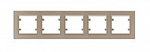 Рамка 5-м Karea горизонт. латунь Makel 56057705