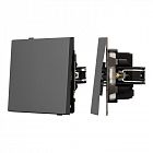 Выключатель звонковый SWT-TENDO-MKR1-SFPL-GR 10А 230В механизм Arlight 054589