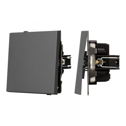 Выключатель звонковый SWT-TENDO-MKR1-SFPL-GR 10А 230В механизм Arlight 054589