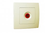 Розетка телевизионная проходная Lillium Makel 32010007