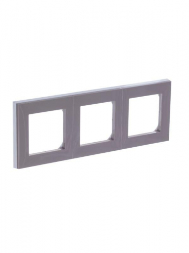 Рамка Levit 3п кофе макиато/бел. ABB 2CHH015030A6018 фото 3
